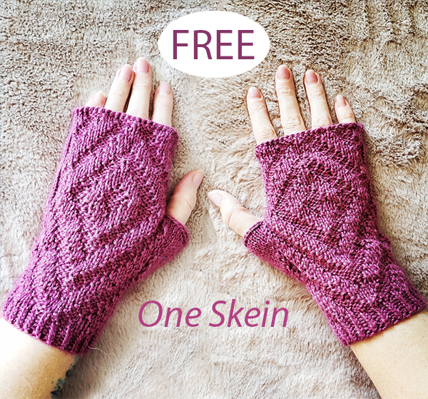 Free Knitting Pattern for Rowell Mitts