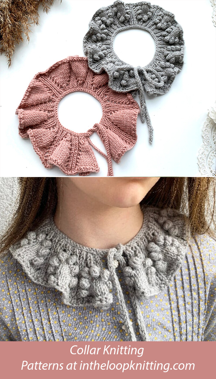 One Skein Ruffle Collar Knitting Pattern