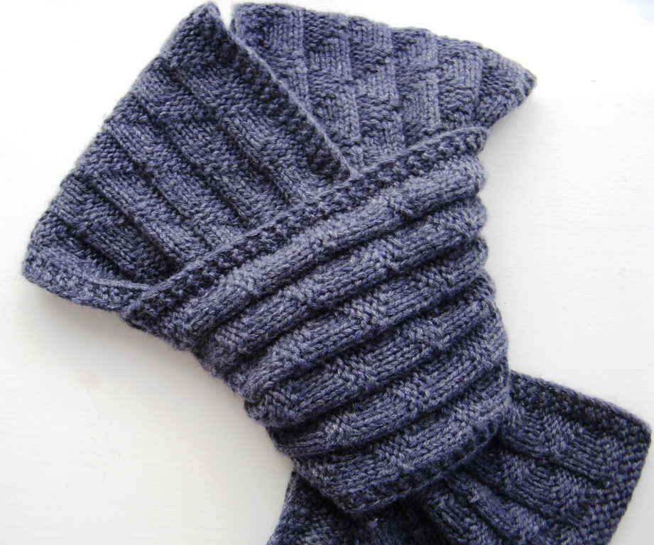 reversible knitting patterns for scarves