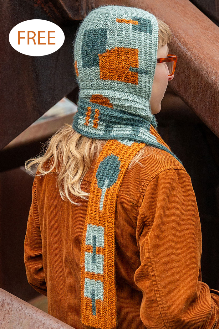 Free Rust and Rhythm Bonnet Knitting Pattern