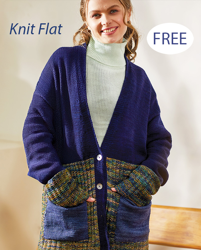 Free Rusty Retreat Cardigan Knitting Pattern