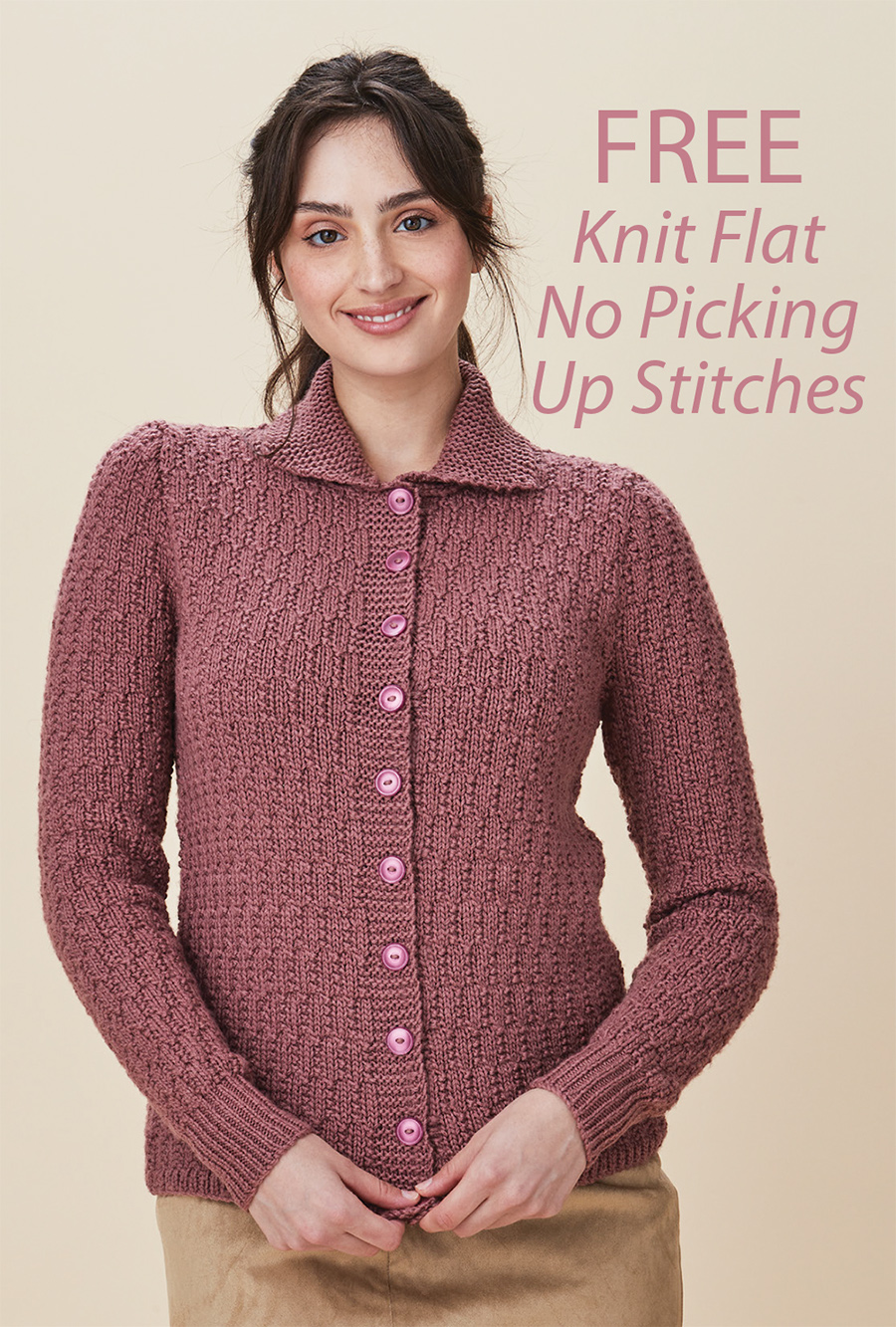 Free Women's Ruth Cardigan Knitting Pattern