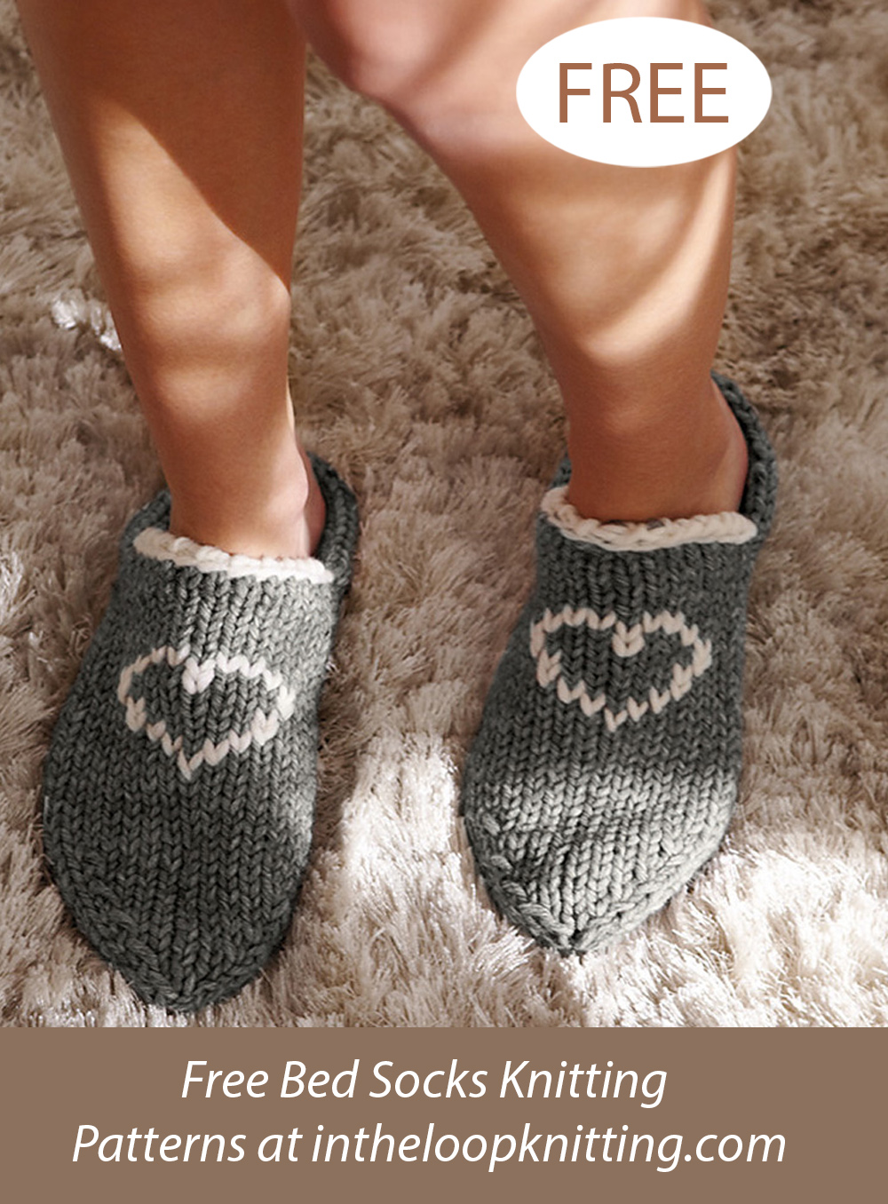 Free Home Socks, S8193 Knitting Pattern