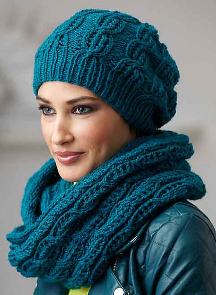 Free Scarf And Beanie Knitting Pattern For Women