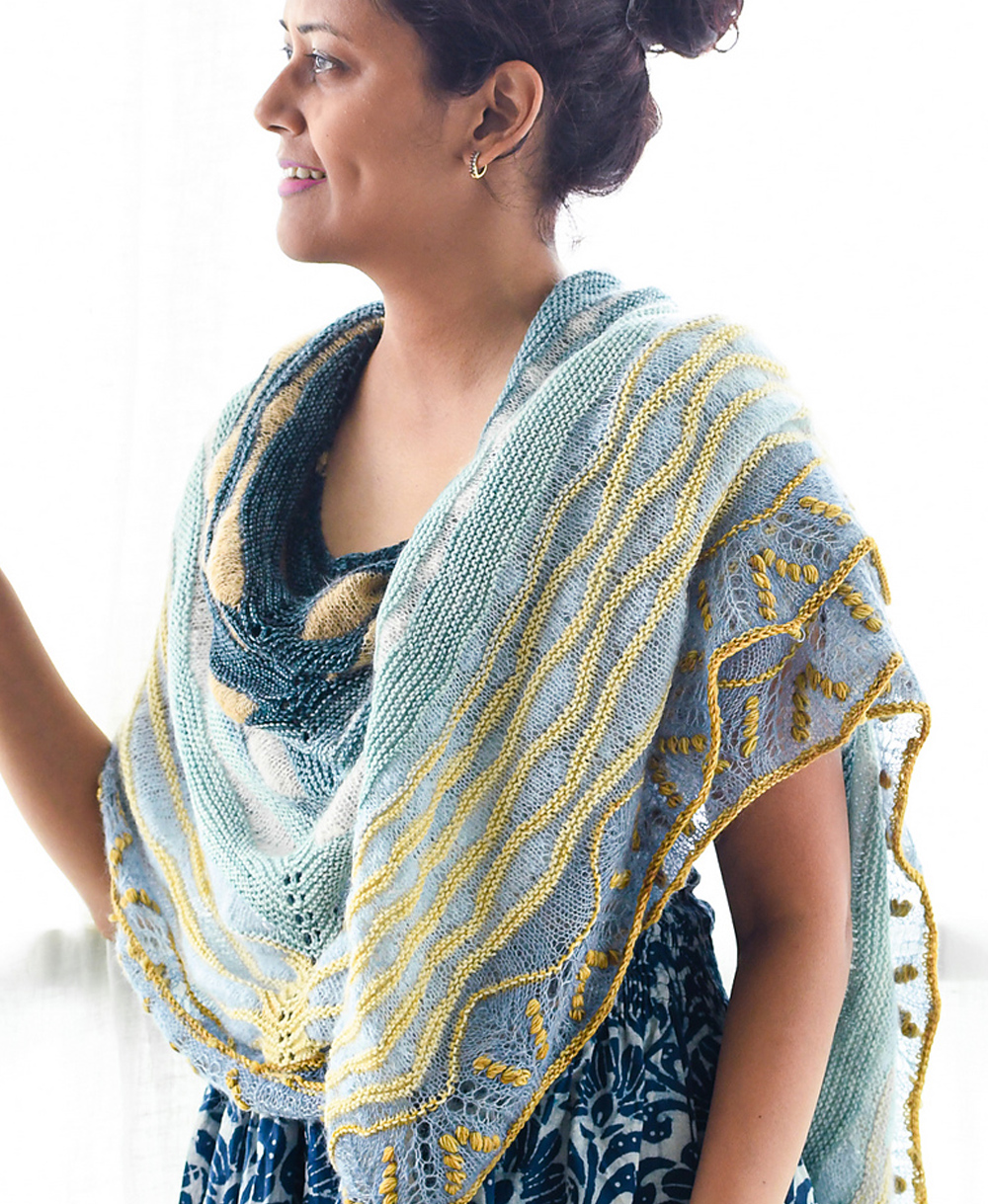 Sabr Shawl Knitting Pattern
