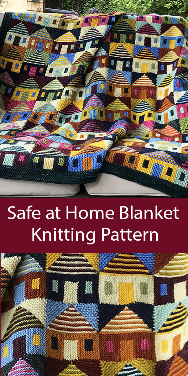 Stashbuster Knitting Pattern for Safe at Home Blanket