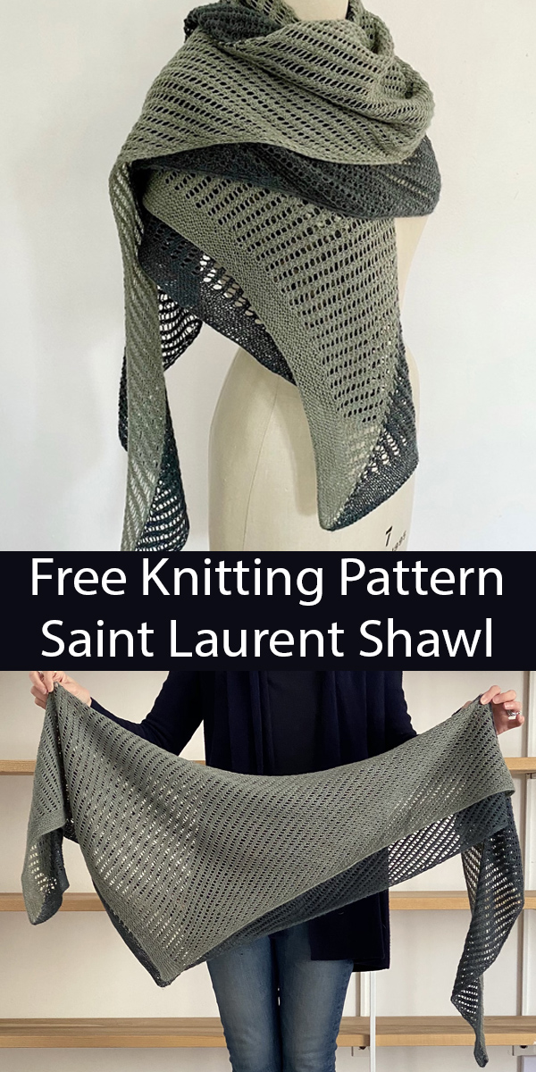 Saint Laurent Free Knitting Pattern