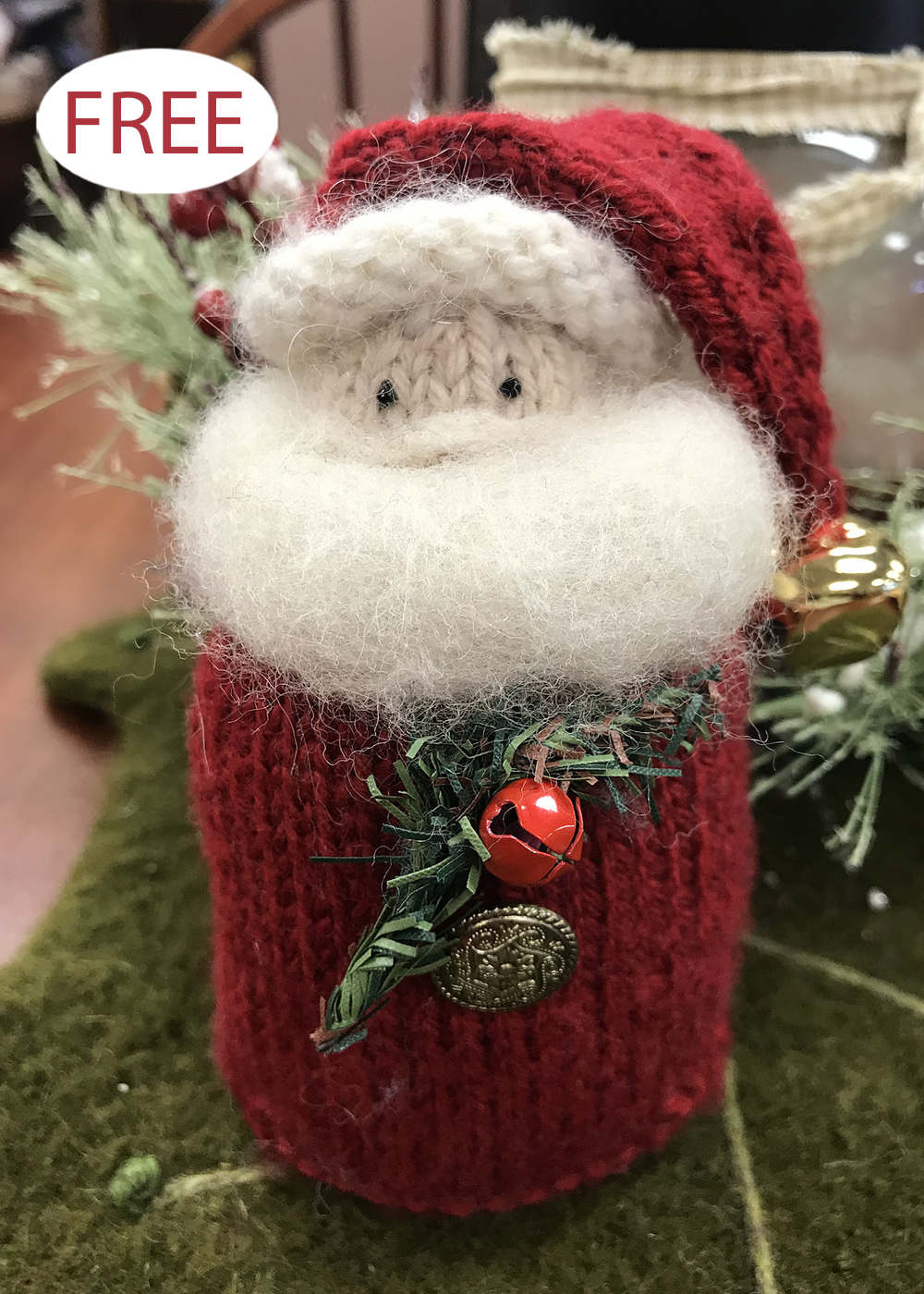 Free Same Day Santa Knitting Pattern