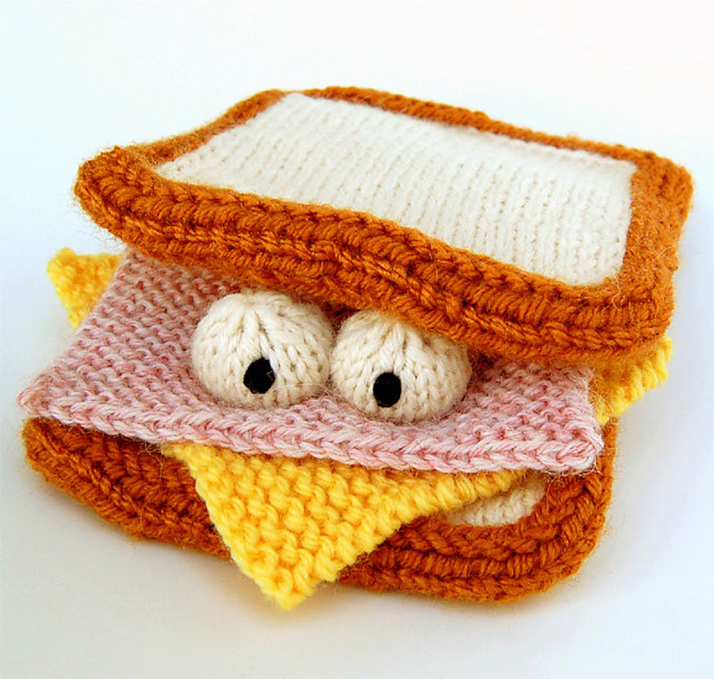 Sammich Amigurumi Sandwich Knitting Pattern 