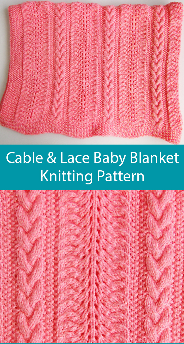 Knitting Pattern for Sandi Baby Blanket