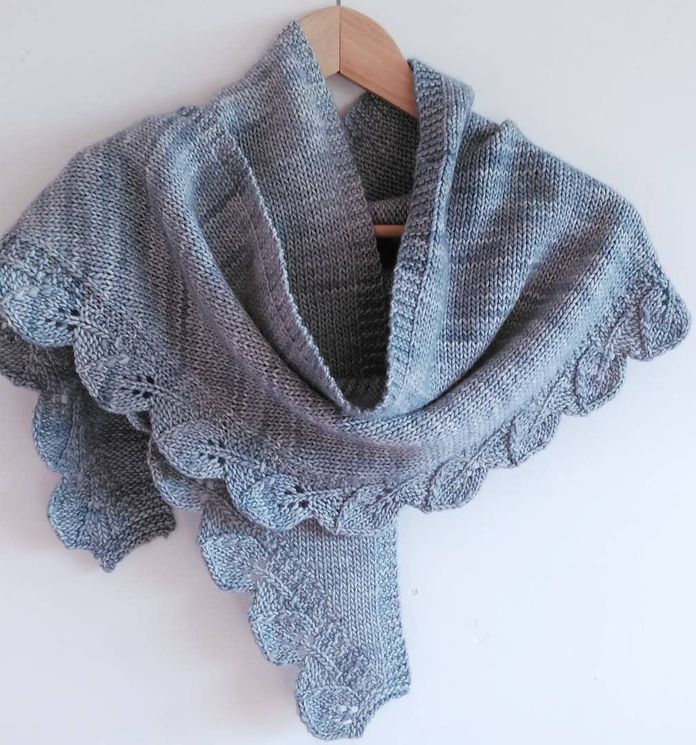 Free Knitting Pattern for Saroyan Shawl