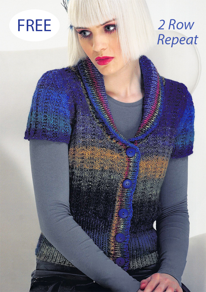 Sassy Cardigan Collared Cardigan  Knitting Pattern