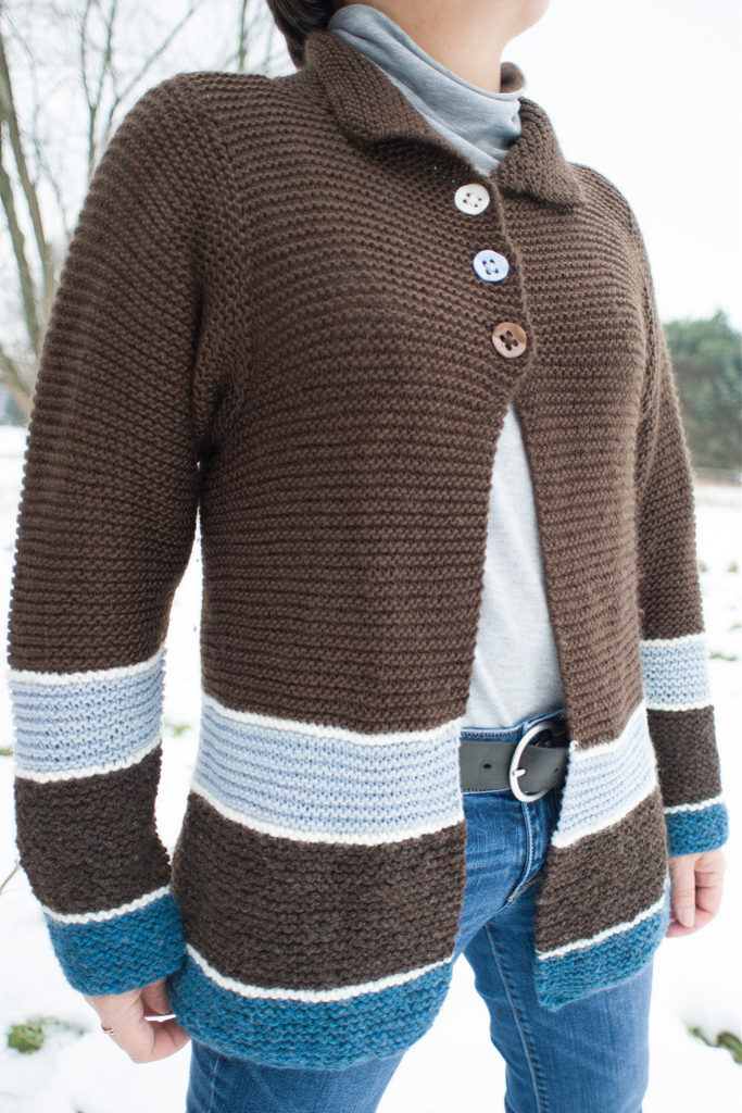 Free Knitting Pattern for Sawtelle Cardigan