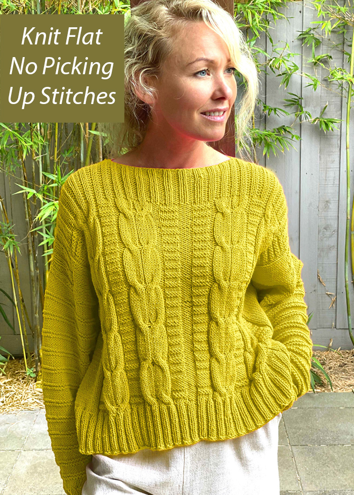 Free Knitting Pattern Scandi Cable Sweater