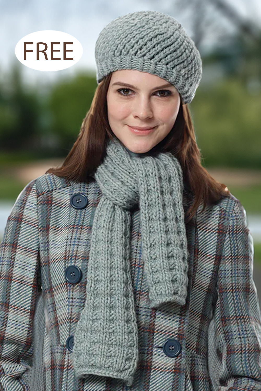 Free Roving Hat and Scarf Knitting Pattern