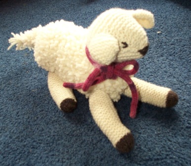 Lamb Toy Free Knitting Pattern and more lamb and sheep knitting patterns