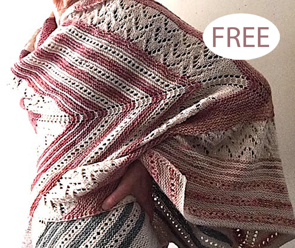 Free Schuylkill Trail Wrap Knitting Pattern