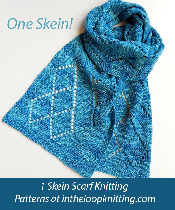 One Skein Scotch Mist Scarf Knitting Pattern