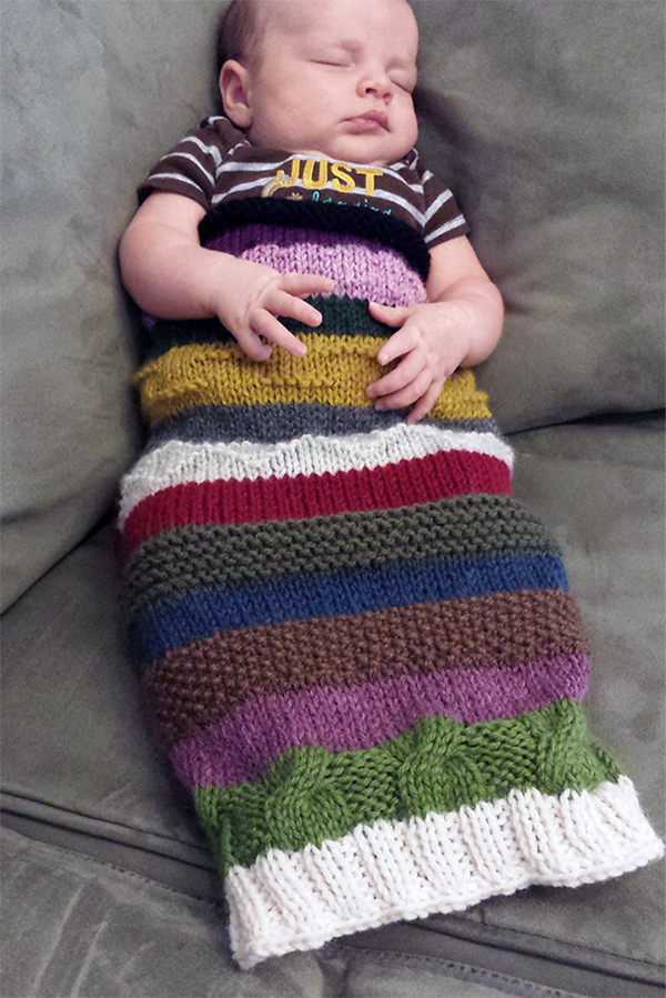 Baby Cocoon, Snuggly, Sleep Sack, Wrap Knitting Patterns In the Loop