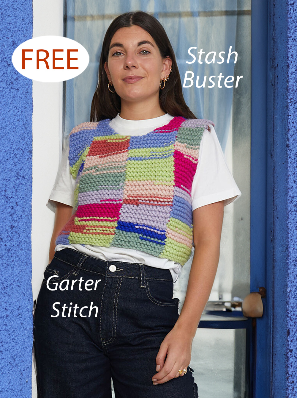 Free Scrappy Tank Knitting Pattern