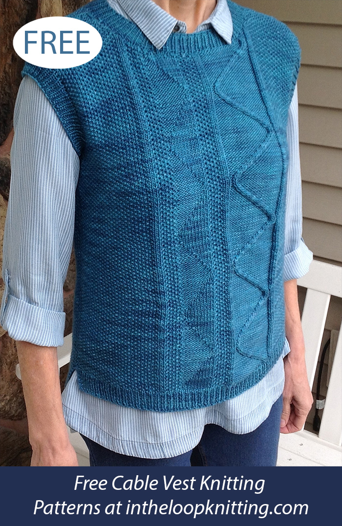Free Scroll Vest Knitting Pattern