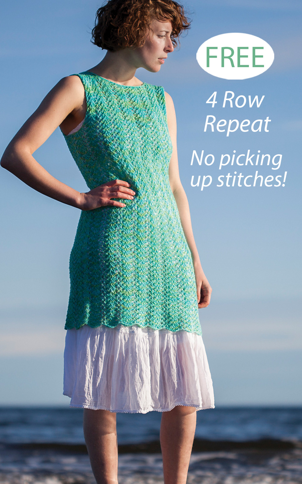 Free Sea Vines Dress Knitting Pattern