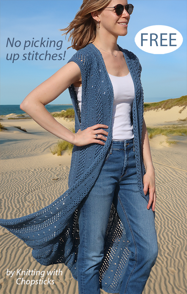 Free Seabreeze Beach Cover Up Knitting Pattern