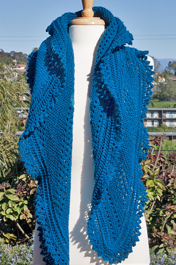 Knitting Pattern for Seabreeze Scarf