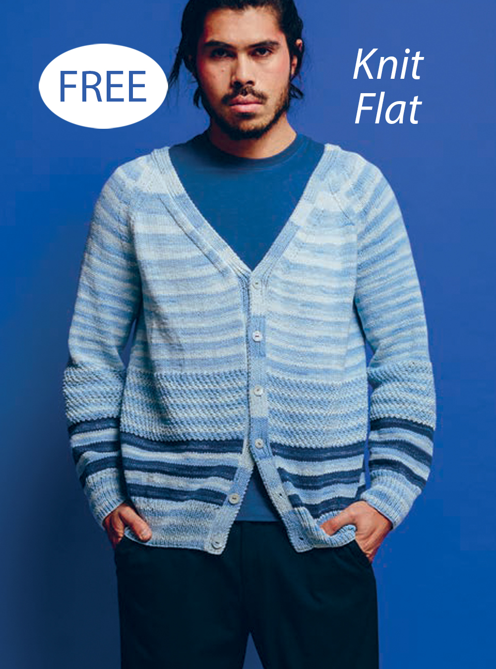 Free Seascape Cardigan Men’s Cardigan Knitting Pattern