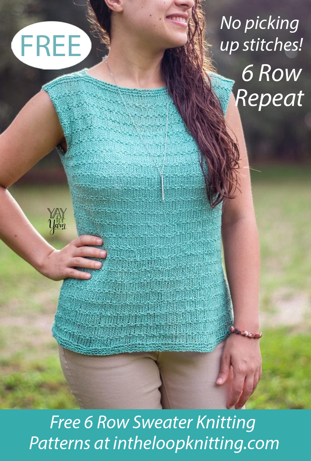 Seaspray Tee Knitting Pattern