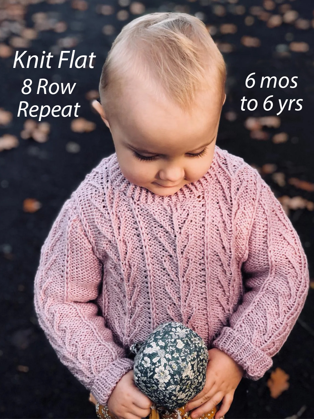 Free Knitting Pattern for Baby Seaweed Jumper