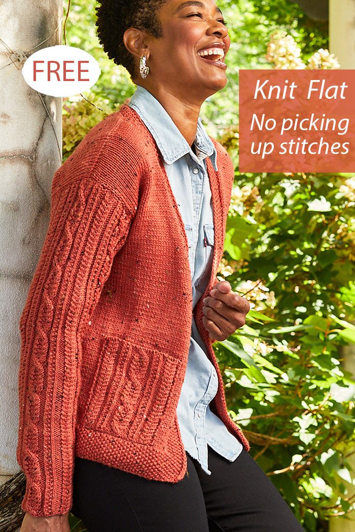 Free Knitting Pattern Sedona Cardigan