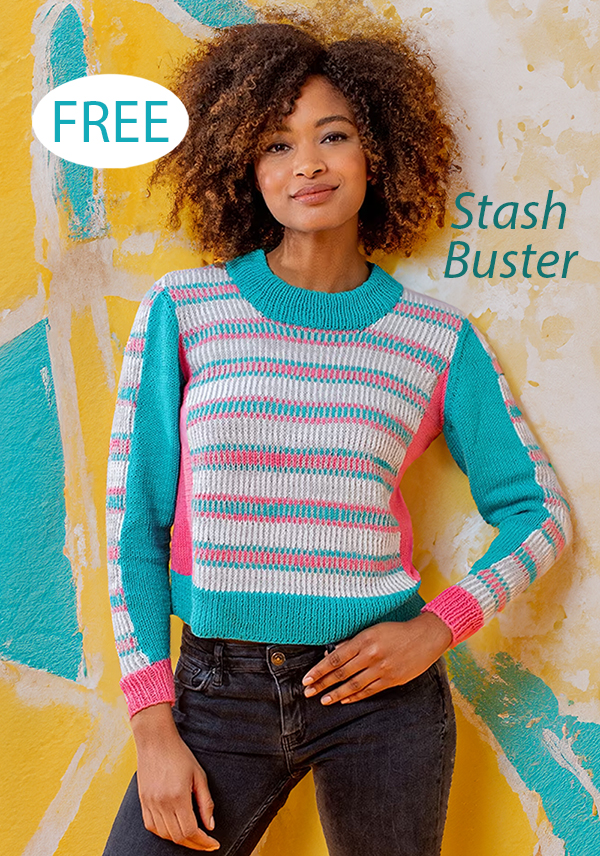 Free Seeing Stripes Sweater Knitting Pattern