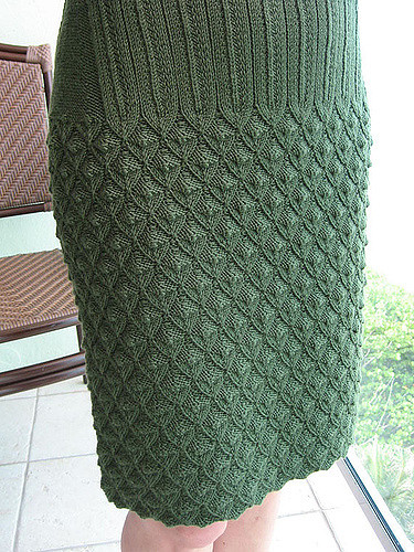 Knitting pattern for Selva Skirt