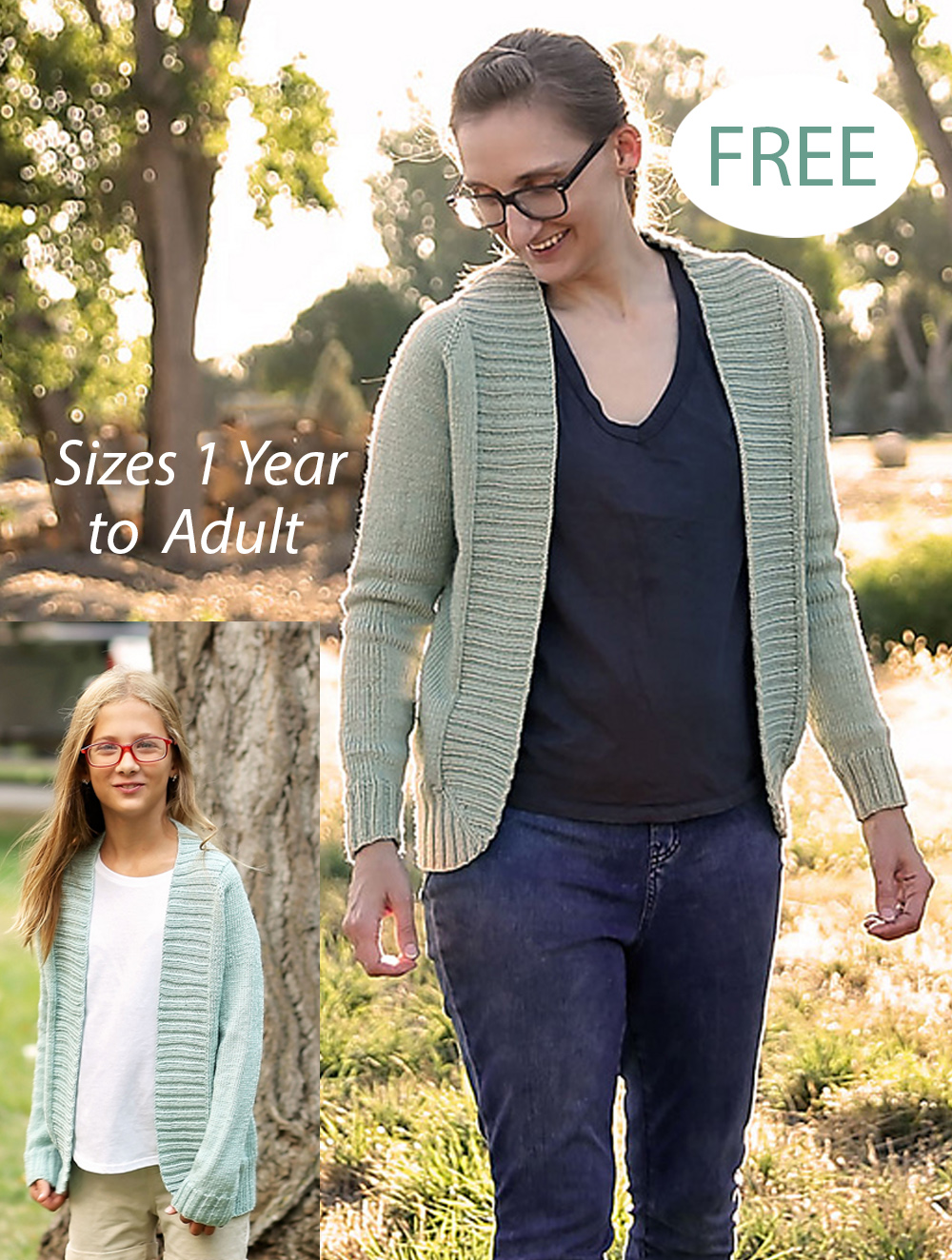September Cardigan Knitting Pattern Set