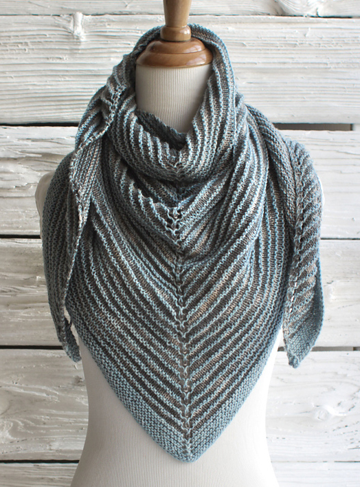 Free knitting pattern for Serena Shadow Shawl