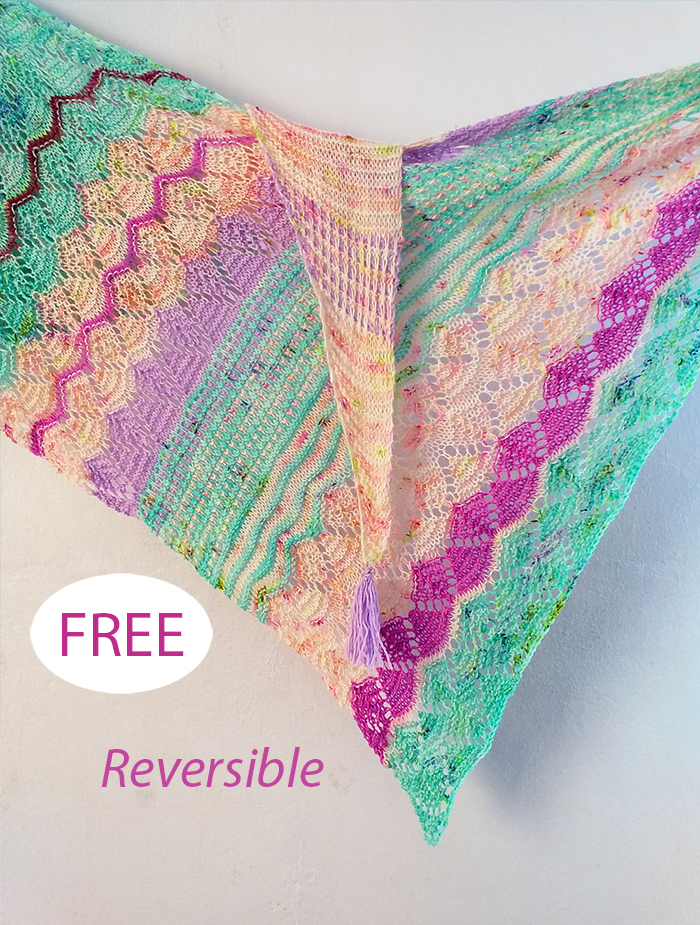 Free Serenísimo Shawl  Knitting Pattern