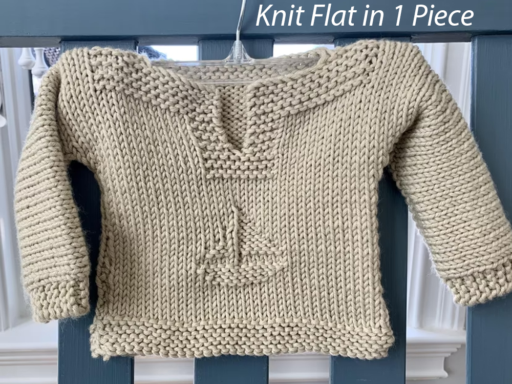 Set Sail Baby Sweater Knitting Pattern