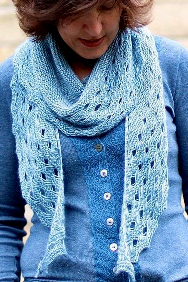 Knitting Pattern for Settler Shawl