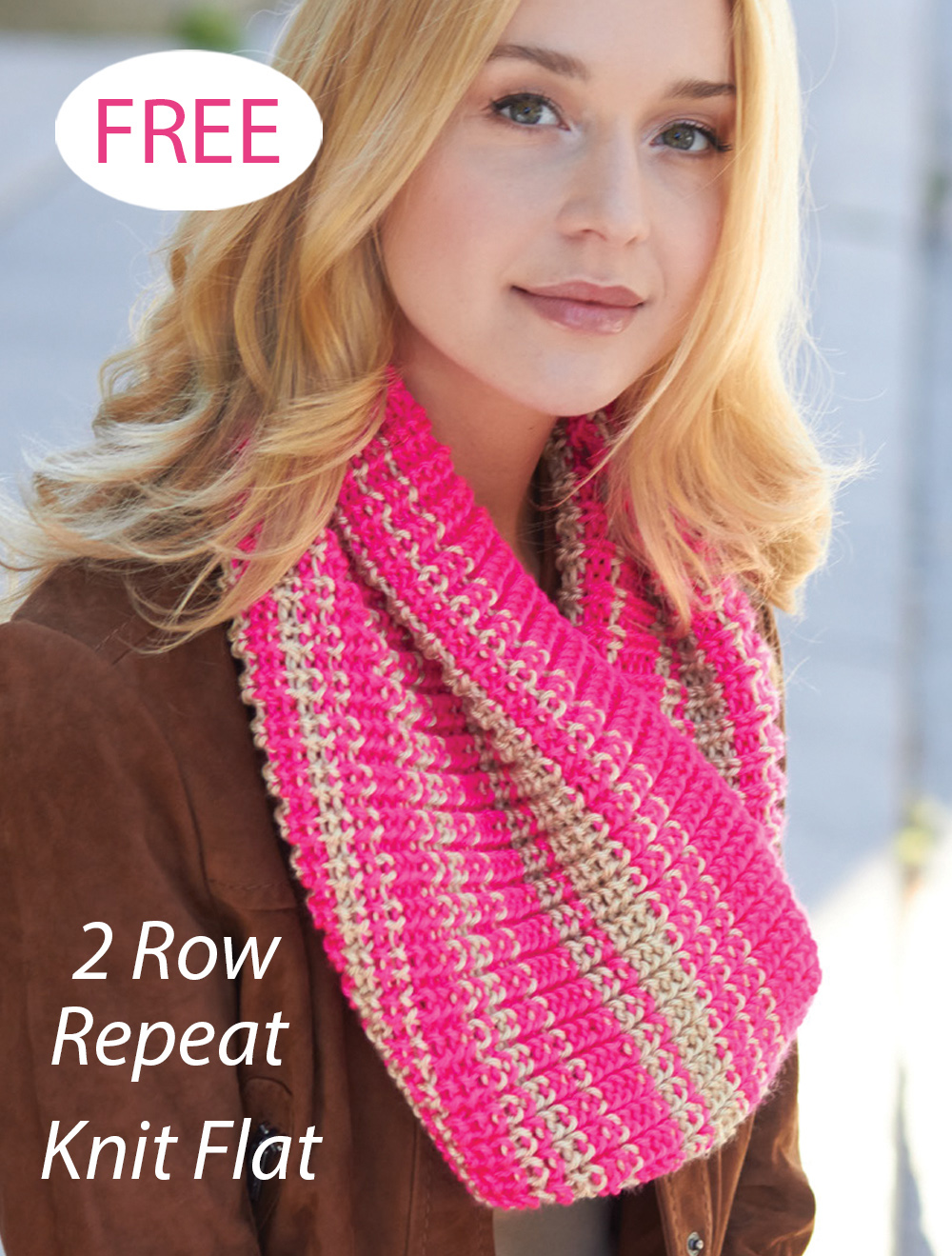 Free Shaker Rib Cowl Knitting Pattern