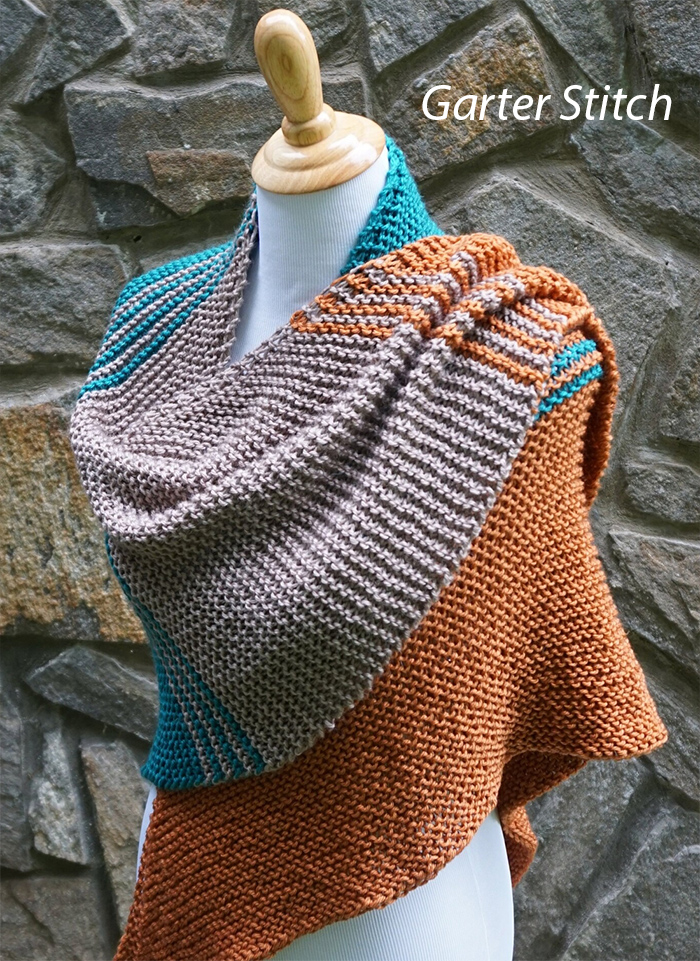 Garter Shawl Knitting Pattern