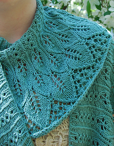 Kudzu Shawl Free Knitting Pattern 