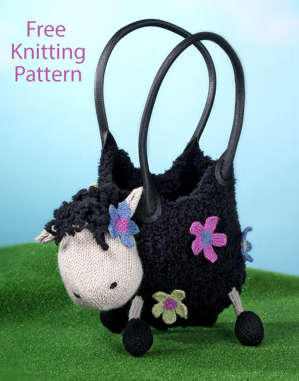 Free Sheep Bag Knitting Pattern