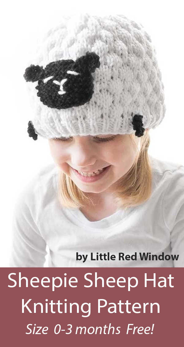 Sheepie Sheep Hat Free Knitting Pattern