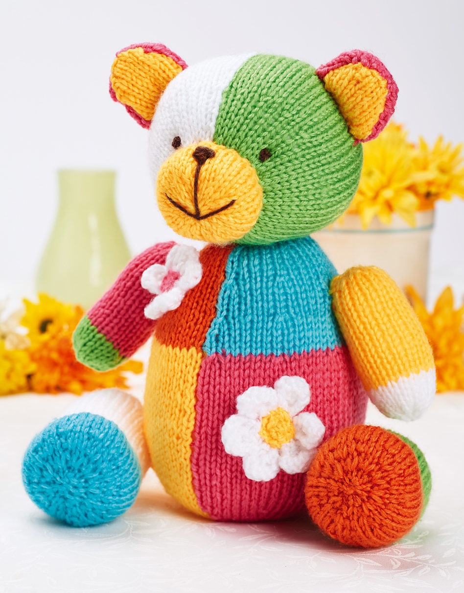 Free Knitting Pattern for Sherbert Bear