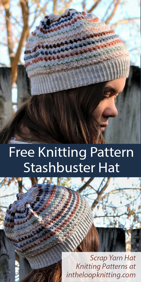 Free Stash Buster Knitting Pattern Wildflower Hat