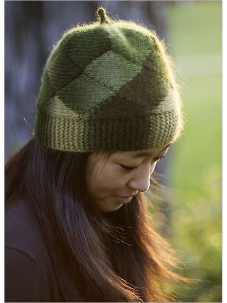 Free knitting pattern for Short Row Hat and more beanie knitting patterns