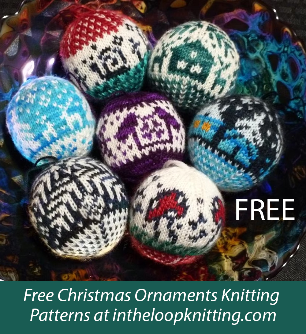 Free Christmas Tree Ornament Knitting Patterns