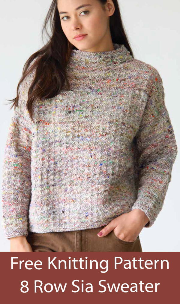Free Sweater Knitting Pattern Sia Sweater Pullover