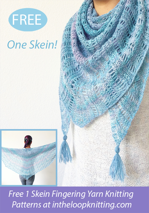 Free Sialia Shawl One Skein Knitting Pattern